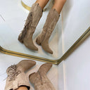*SALE* COWBOY FRINGE LAARS DES8083 - KHAKI