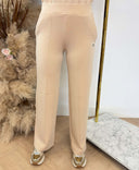 GUESS OLYMPE STRAIGHT PANTS V6YB18K4315 - G1L9 BEIGE