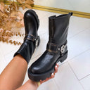 GUESS 4G CHAIN BOOT FLFYAZELE10 - BLACK