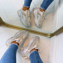 STEVE MADDEN VAULT 2R SNEAKER 3549 - IVORY PEARL