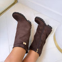 BOTTES SUEDINE VEGAS DES8076 - KAKI/DAIM