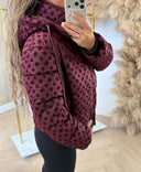 GUESS BESTSELLER LOGO JACKET W6BL56W4195 - G596 BORDEAUX