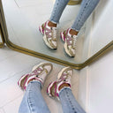 STEVE MADDEN SNEAKER SEDGWICK 5441 - PINK/GOLD
