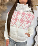 GUESS FABRIZIA PADDED JACKET V6BL07W4303 - G012 OFF WHITE