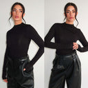 UNIQUE THE LABEL SARA BODYSUIT BLACK