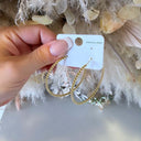 SWIRL EARRING TT-0046 - GOLD