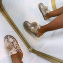 STEVE MADDEN MOCASSIN SNEAKER SUR MESURE 5474 - DAIM LÉOPARD