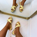 CHANNA SLIPPER GQ8-069 - GELB