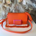 VALENTINO BAGS THETIS FLAP BAG VBS9XM09 - ARANCIO