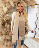 GUESS 4G LOGO SCARF AW5663VIS03 - TMU TAUPE