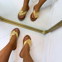 LARA BEDEL SLIPPER 8-2007 – GELB