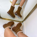 STEVE MADDEN RIPSTORM BOOT 5845 - CHESTNUT SUEDE