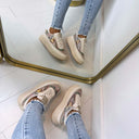 *ACTIE* SUMMER SNEAKER 8-212 - BEIGE