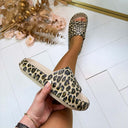 TIERHAUSSCHUH 5013-21 - LEOPARD/BEIGE