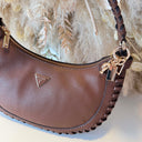 GUESS PETRA HOBO SHOULDER BAG BG975001 - CHOCOLATE