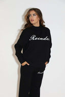 REINDERS LOUNGE SWEATER W3804 - TRUEBLACK