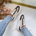 GLAMOUR SNEAKER LX-352 - BRAUN