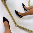 MOCASSIN À FRANGES DES8508 - NOIR