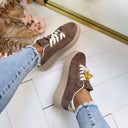CHARM SNEAKER 9231 - MARRON
