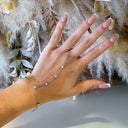HEARTS HANDCHAIN SL1103 - SILVER