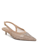 SPARKLY HEEL 9869 - BEIGE