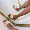 DETAIL BEDEL SLIPPER X02-PL - H. BLAU