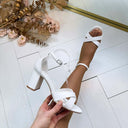 **ACTION** CLASSIQUE TALON CROISÉ LL1001 - BLANC