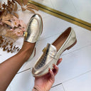 DWRS JAY SLIPPER - 28561-02 CHAMPAGNER