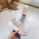 GLAMOUR SNEAKER LX-352 - BRAUN