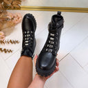 GUESS BESTSELLER BOOT FLFFICELE10 - BLACK/SILVER**