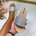 SPARK PLATEAU PANTOFFEL X19-PL - SILBER
