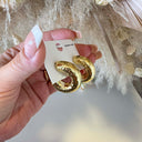 BIG HOOP EARRING - GOLD