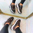 GUESS CHOCO SNEAKERS FLFBRTPEL12