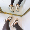 INSPIRED SNEAKER 8-541 BEIGE