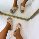 HEELAL SLIPPER GQ8-086 - BEIGE