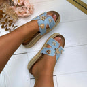 DETAIL BEDEL SLIPPER X02-PL - H. BLAU