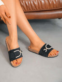 DANA SPARK PANTOFFELN LS-638 - NOIR