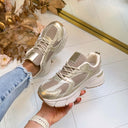 DEMI SNEAKER 8-521 - GOLD