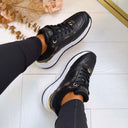 GUESS FACTER SNEAKER FLFFACELE12 - BLACK