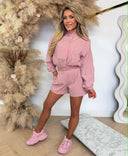 UNIQUE THE LABEL GIGI JACKET - VINTAGE PINK