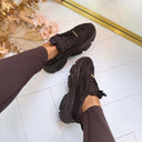 STEVE MADDEN POSSESSION-E SNEAKER 0033 - CHN CHOCOLATE BRN