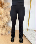 GUESS LOTUS MINI FLARED LEGGING V6YB24K4713 - BLACK