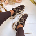 STEVE MADDEN AMPLE SNEAKER 9822 - BRONZE CLAIR