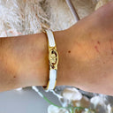 COLOUR CHAIN BRACELET SZ2394 - WHITE GOLD