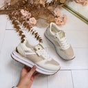 **LAATSTE MAAT 39** LUNA SNEAKER YY230 - BEIGE