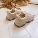 STEVE MADDEN FRONT ROW SNEAKER 5848 - SOFT BLUSH SUEDE