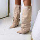 BRITNEY SUEDE LAARS 7665A- - 1 BEIGE
