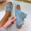 DENIM GESP SLIPPER 22-90