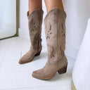 VEGAS SUEDINE STIEFEL DES8076 - KHAKI/SUE