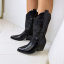 BESTSELLER COWBOY STIEFEL DES953 - ALLBLACK